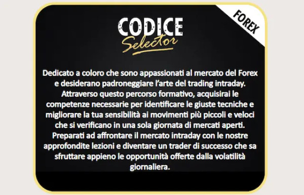 Codice Selector MASTER – Max Mereghetti